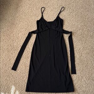 French Connection Black Spaghetti Strap Dress